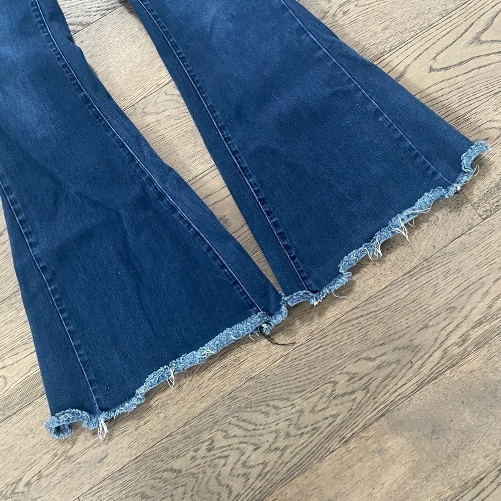 Flying Monkey High Rise Super Flare Jeans - Picture 4 of 10